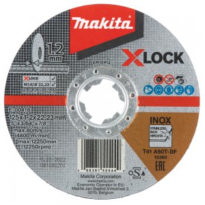 kotouč řezný nerez X-Lock 125x1.2x22.23mm