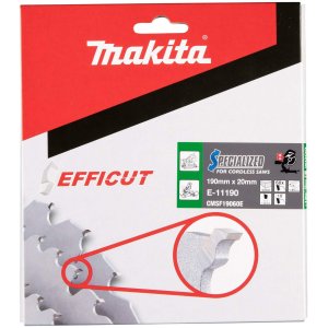 kotouč pilový dřevo Efficut 190x1.85x20mm 60Z = old E-11162