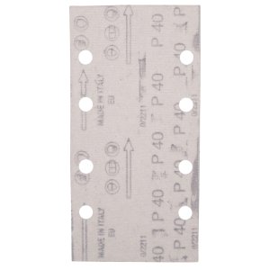 papír brusný suchý zip 93x185mm 8 děr K40, 10ks