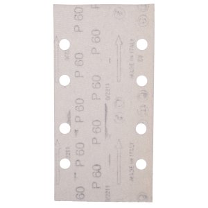 papír brusný suchý zip 93x185mm 8 děr K60, 10ks