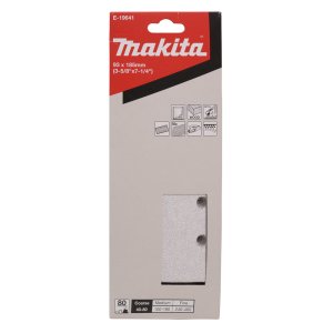 papír brusný suchý zip 93x185mm 8 děr K80, 10ks