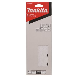 papír brusný suchý zip 93x185mm 8 děr K120, 10ks