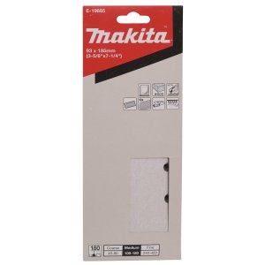 papír brusný suchý zip 93x185mm 8 děr K180, 10ks