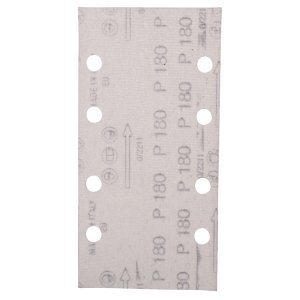 papír brusný suchý zip 93x185mm 8 děr K180, 10ks