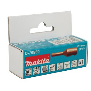děrovka s diamantovým zrnem 10mm (se závitem M14 pro úhlovou brusku)=old D-61092
