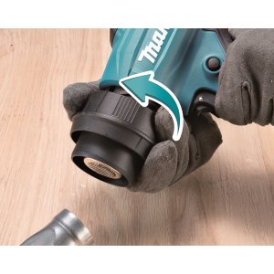 Aku horkovzdušná pistole s regulací, Li-ion XGT 40V, bez aku   Z - Uvolnění trysky