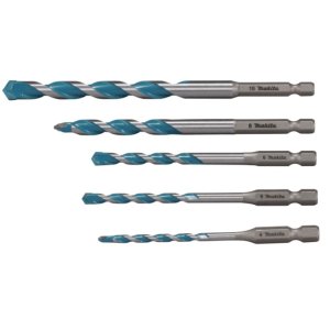 sada vrtáků TCT se stopkou 1/4" multimateriál 12 sad E-25432 v displeji STOP