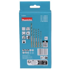 sada vrtáků TCT se stopkou 1/4" multimateriál 12 sad E-25432 v displeji STOP