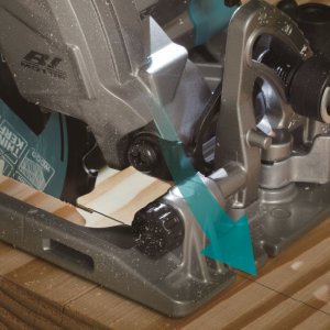 Aku okružní pila pro podřezávání 125 mm Li-ion XGT 40V  bez aku   Z - Ofukování linie