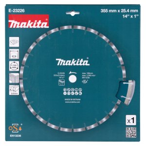 kotouč řezný diamantový beton 355x2.8x25.4mm pro aku stroje = old E-12996