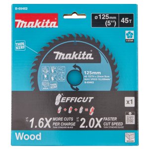 kotouč pilový dřevo Efficut 125x20mm 45Z