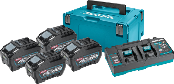Makita 191U42-2 sada Li-ion XGT 40V 4ks BL4050F+1ks DC40RB+1ksMakpac