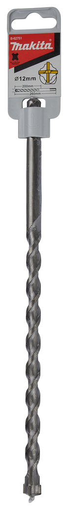 Makita B-62751 vrták SDS-Plus čtyřbřitý 12x200/260mm