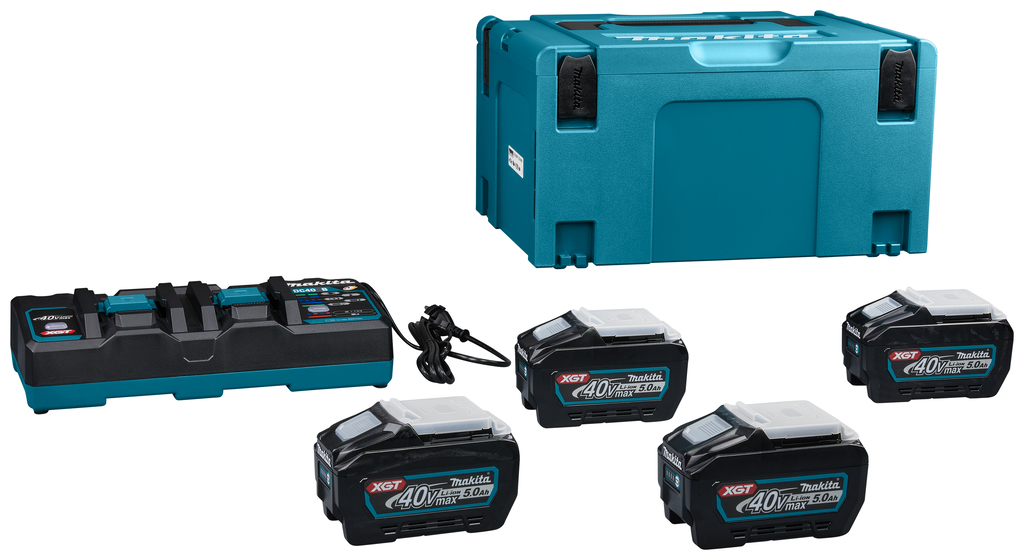 Makita 191U42-2 sada Li-ion XGT 40V 4ks BL4050F+1ks DC40RB+1ksMakpac