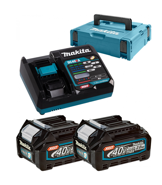 Makita 191V07-0 sada Li-ion XGT 40V 2ksBL4020+1ksDC40RA+1ksMakpac
