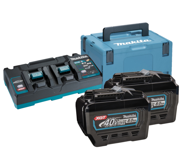 Makita 191Y97-1 sada Li-ion XGT 40V 2ksBL4080F+1ksDvojnabíječkaDC40RB+1ksMakpac