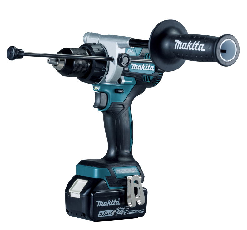 Makita DHP492RTJ Aku bezuhlíkový příklepový šroubovák Li-ion LXT 18V 5,0 Ah,Makpac