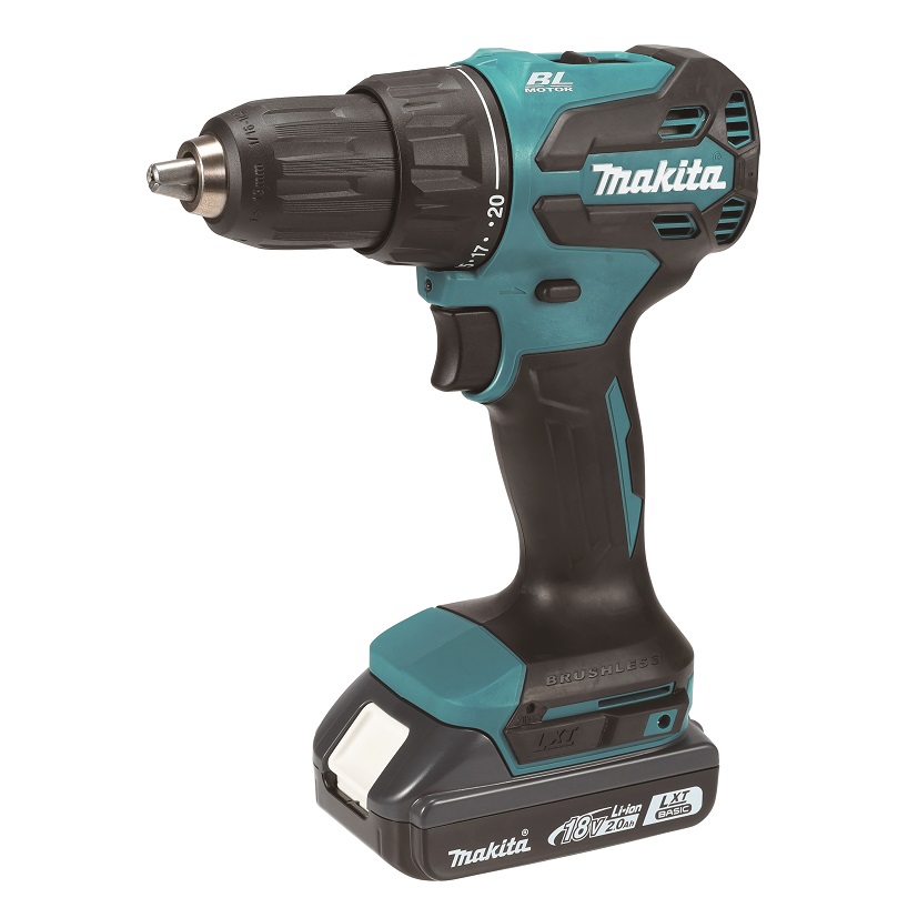 Makita DHP490WVE Aku příklepový šroubovák Li-ion LXTB 18V/2,0 Ah