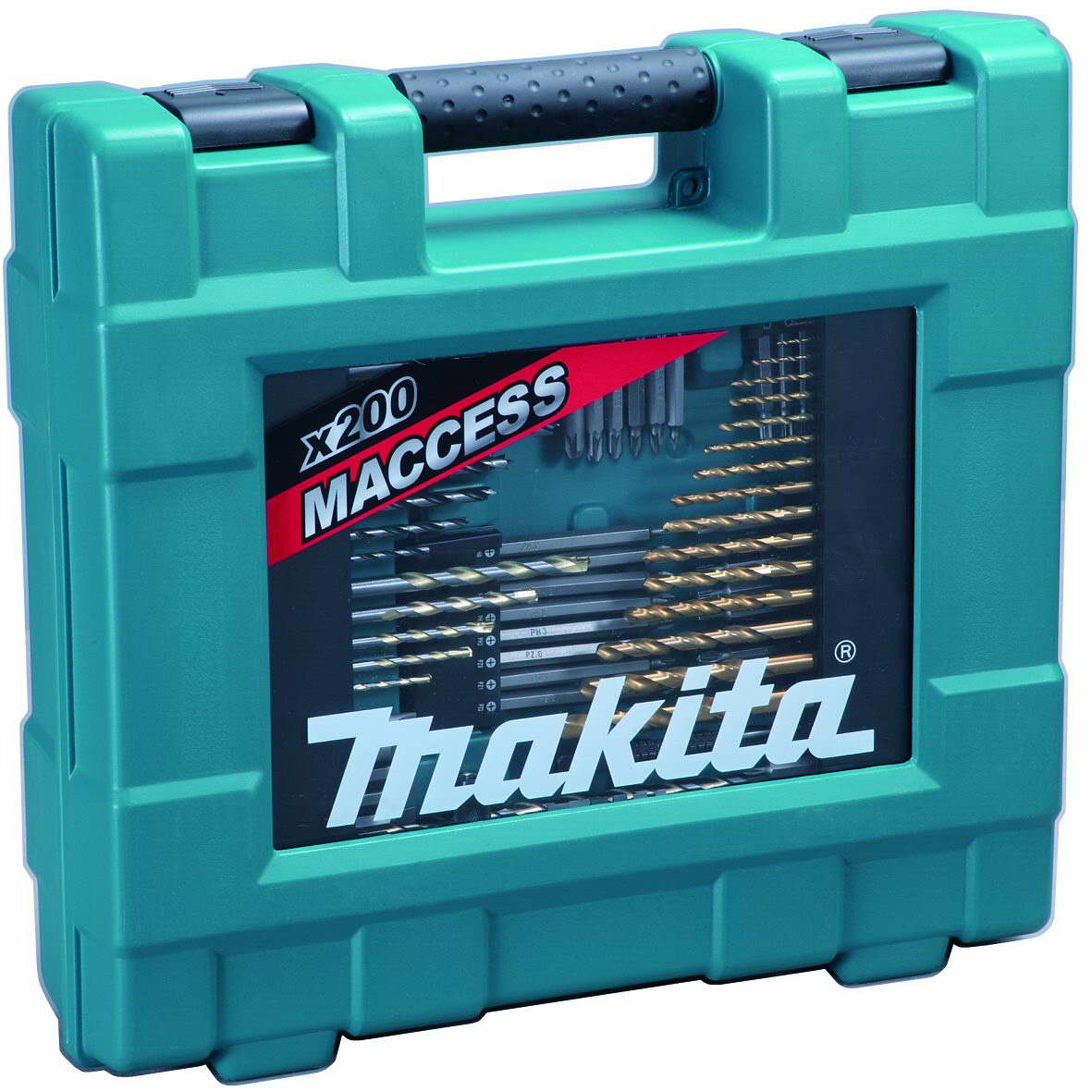 Makita sada bitů a vrtáků 200 ks v plastovém kufru