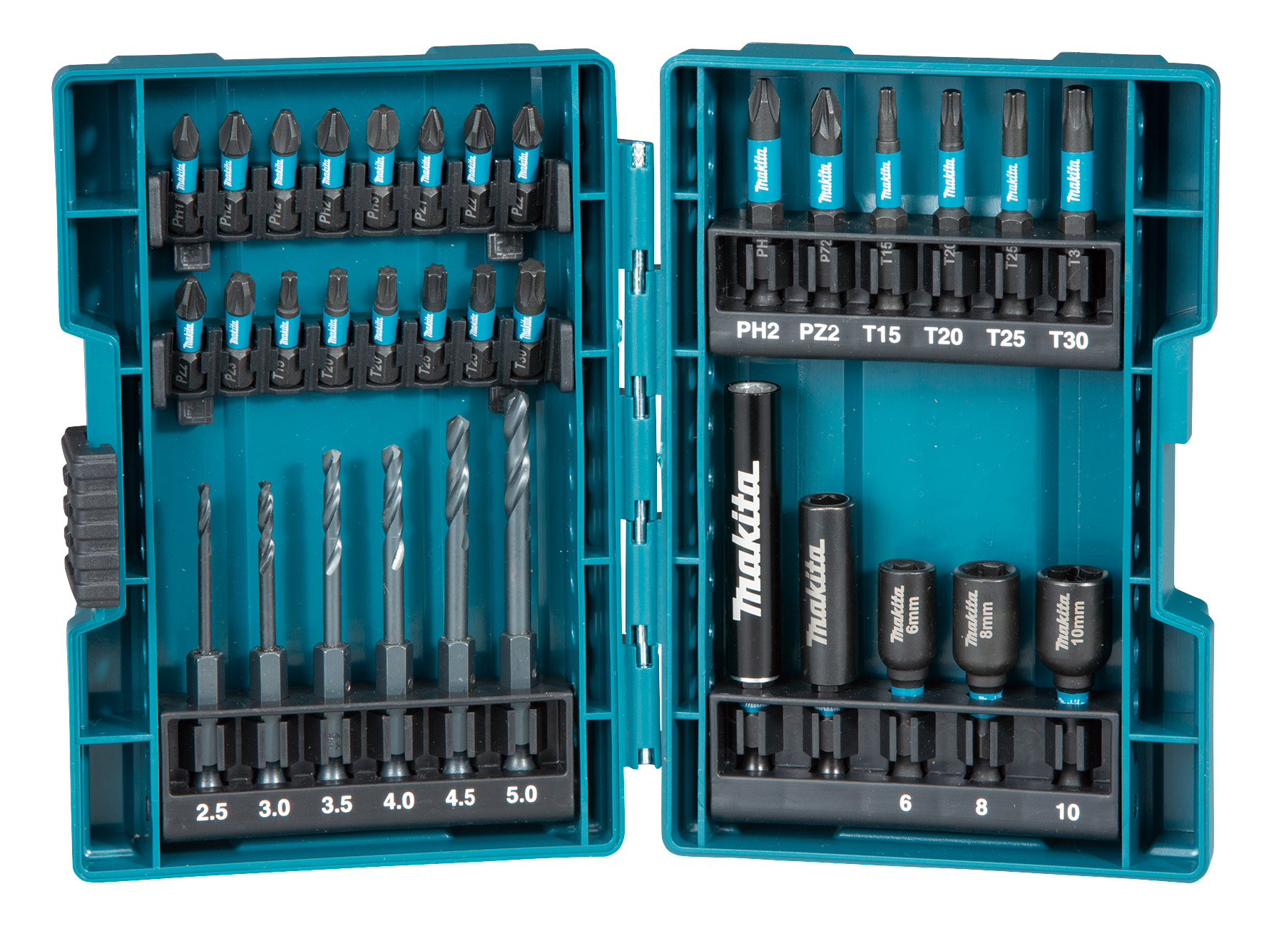 Makita set bitů a vrtáků 33ks ImpactBLACK